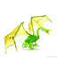 Wizkids Wizkids - Icons of the Realms: Adult Emerald Dragon