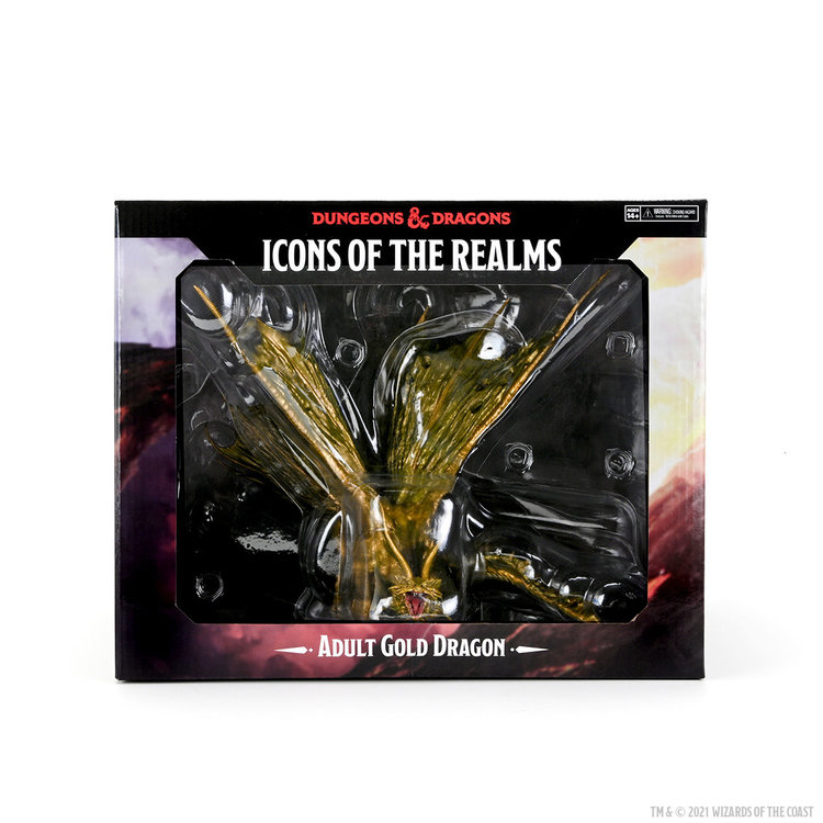 Wizkids Wizkids - Icons of the Realms: Adult Gold Dragon