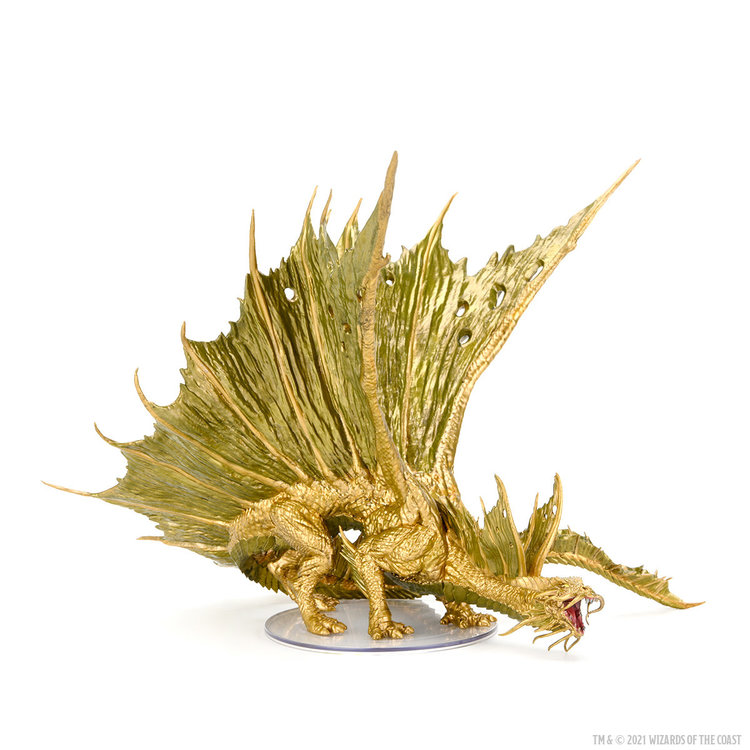 Wizkids Wizkids - Icons of the Realms: Adult Gold Dragon