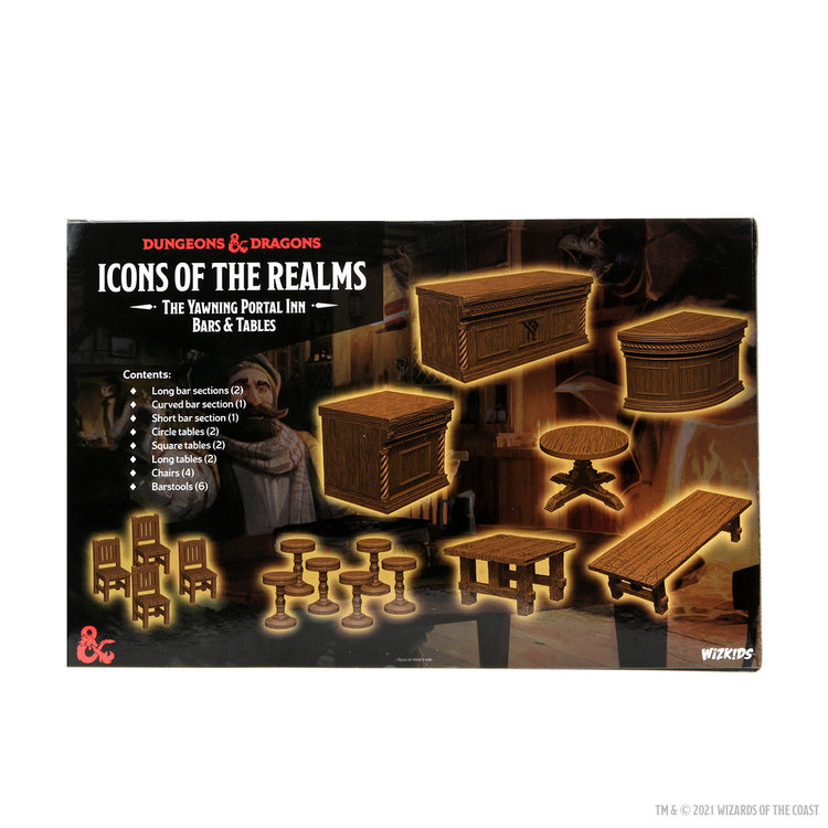 Wizkids Wizkids - Icons of the Realms: The Yawning Portal Inn - Bars & Tables