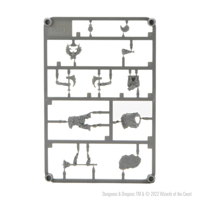 Wizkids Wizkids - Frameworks: Dwarf Barbarian Female