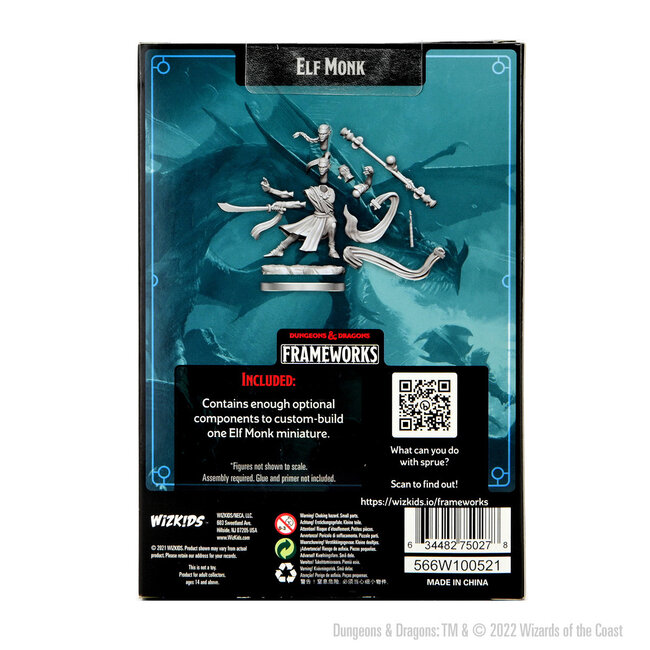 Wizkids Wizkids - Frameworks: Elf Monk Male