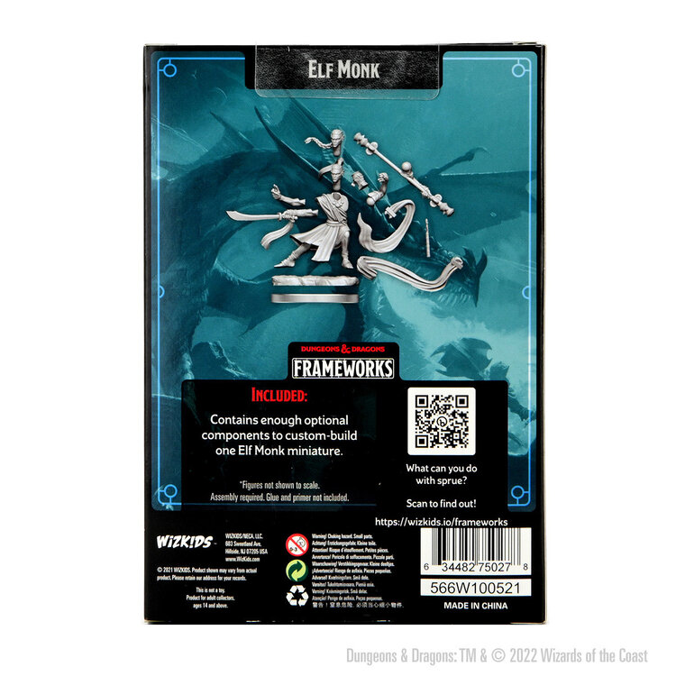 Wizkids Wizkids - Frameworks: Elf Monk Male