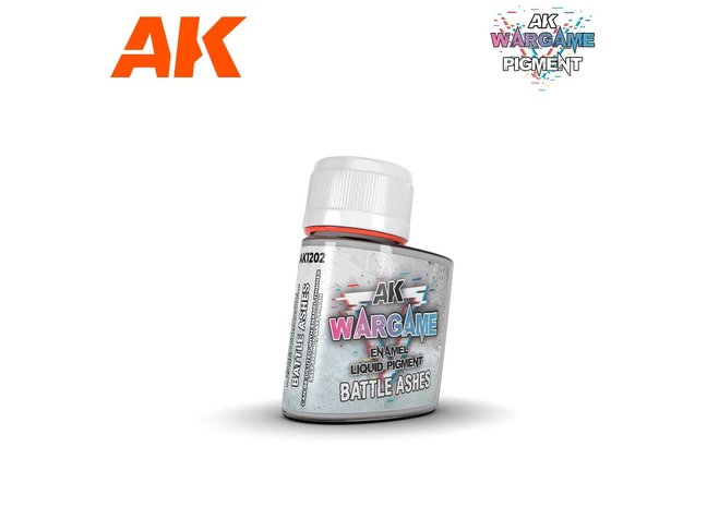AK Interactive Enamel Liquid Pigment: Battle Ashes