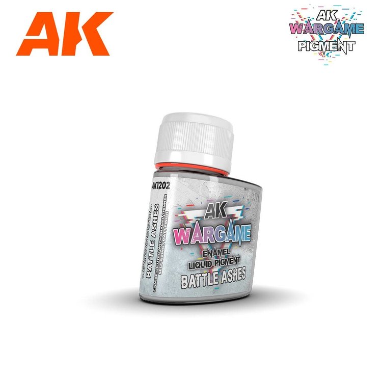 AK Interactive AK Interactive - Wargame - Enamel Liquid Pigment: Battle Ashes