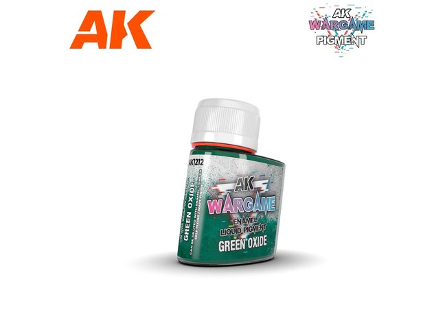 AK Interactive Enamel Liquid Pigment: Green Oxide