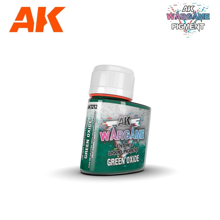 AK Interactive AK Interactive - Wargame - Enamel Liquid Pigment: Green Oxide