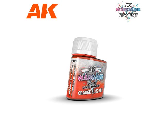 AK Interactive Enamel Liquid Pigment: Orange Blizzard