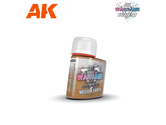 AK Interactive Enamel Liquid Pigment: Medium Earth