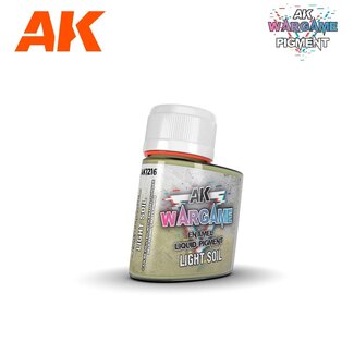 AK Interactive Enamel Liquid Pigment: Light Soil