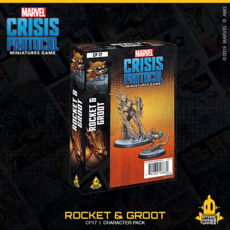 Atomic Mass Games Atomic Mass Games - Marvel Crisis Protocol: Rocket & Groot