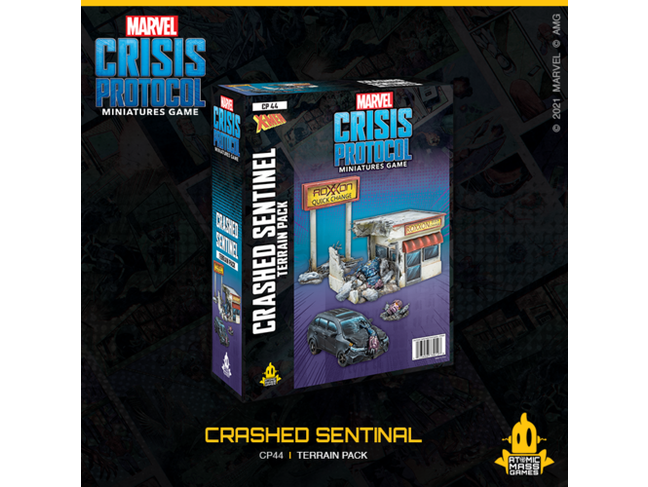 Atomic Mass Games Terrain Pack: Crashed Sentinel