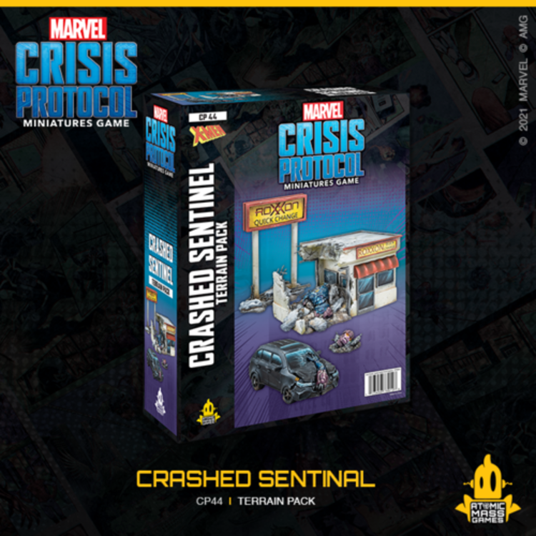 Atomic Mass Games Atomic Mass Games - Marvel Crisis Protocol: Crashed Sentinel Terrain Pack
