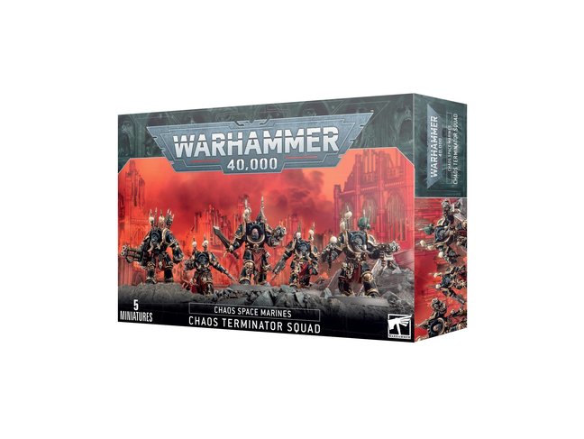 Games Workshop Warhammer Chaos Space Marines: Chaos Terminator Squad
