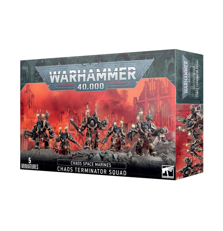 Games Workshop Warhammer Warhammer 40000 - Chaos Space Marines: Chaos Terminator Squad