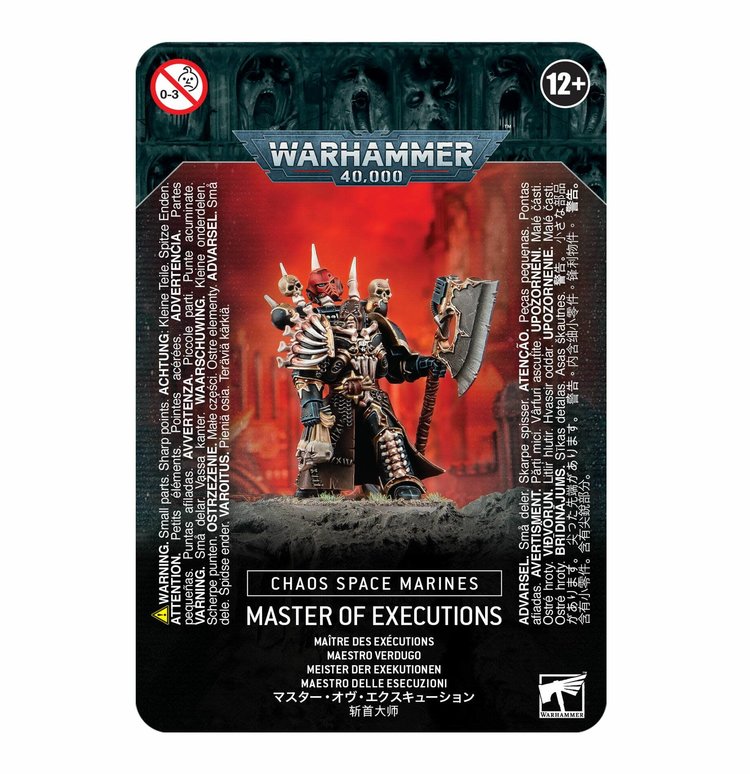 Games Workshop Warhammer Warhammer 40000 - Chaos Space Marines: Master of Executions