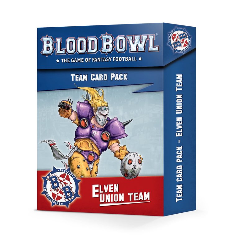 Games Workshop Warhammer Games Workshop - Warhammer - Blood Bowl: Elven Union Team - Team Cards (en)