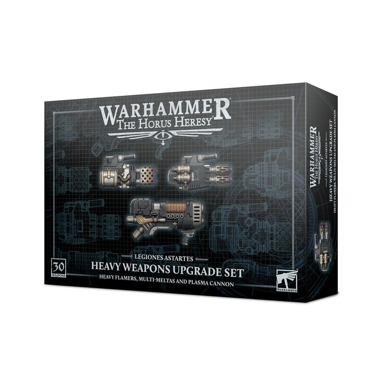Games Workshop Warhammer Warhammer The Horus Heresy: Heavy Weapons Upgrade Set (Heavy Flamers, Multi-Melats, Plasma Cannons)