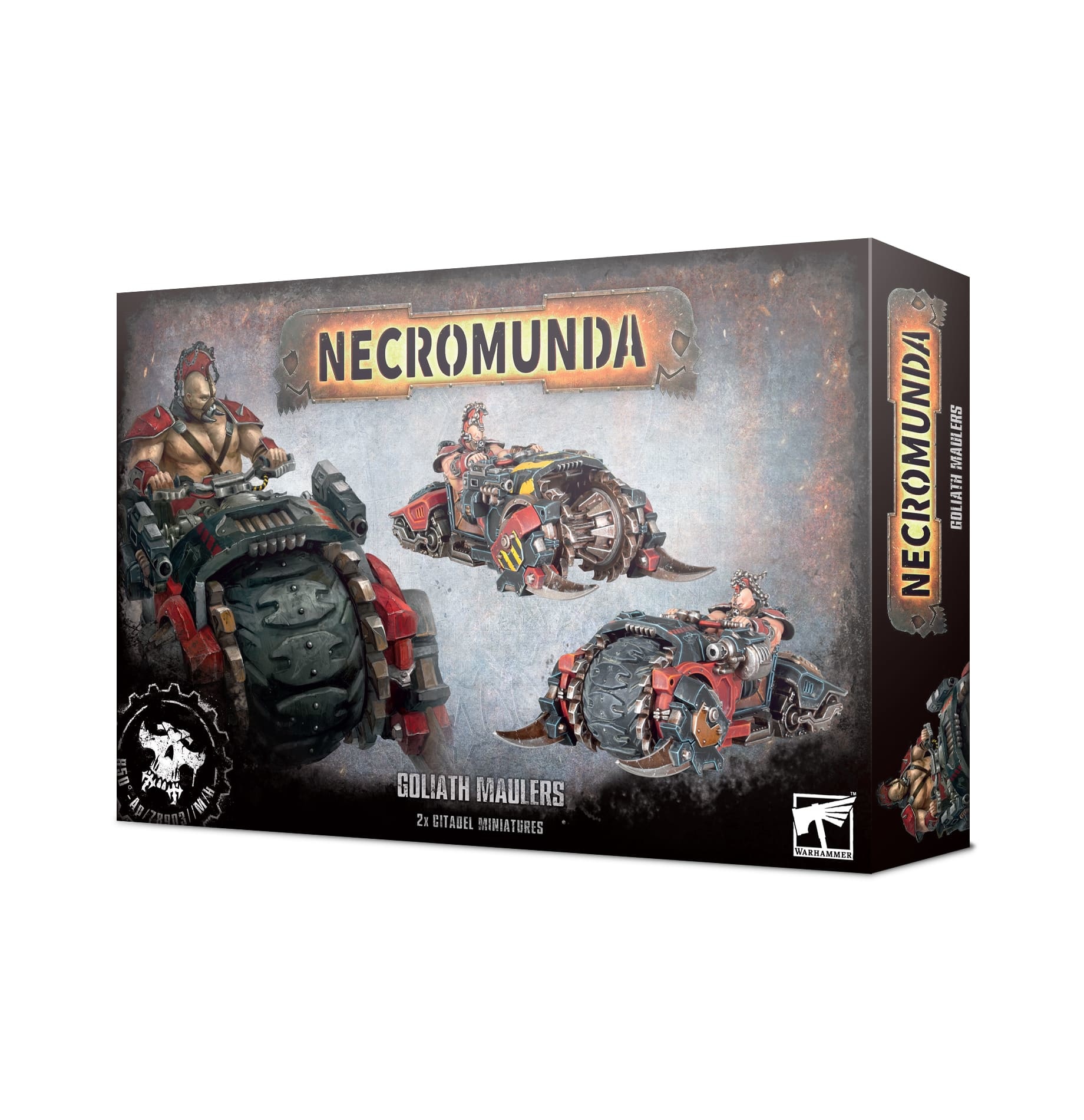 Games Workshop Necromunda – Teste Golia (Goliath Heads) Bits Forgeworld – Nuovo GW