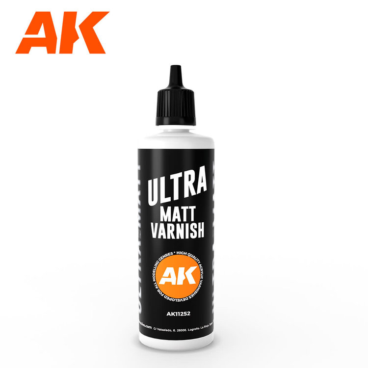 AK Interactive AK Interactive - 3rd Generation Acrylic: Ultra Matt Varnish 100ml