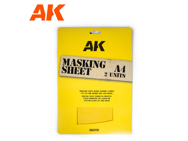 AK Interactive Masking Sheet A4 (2 Units)