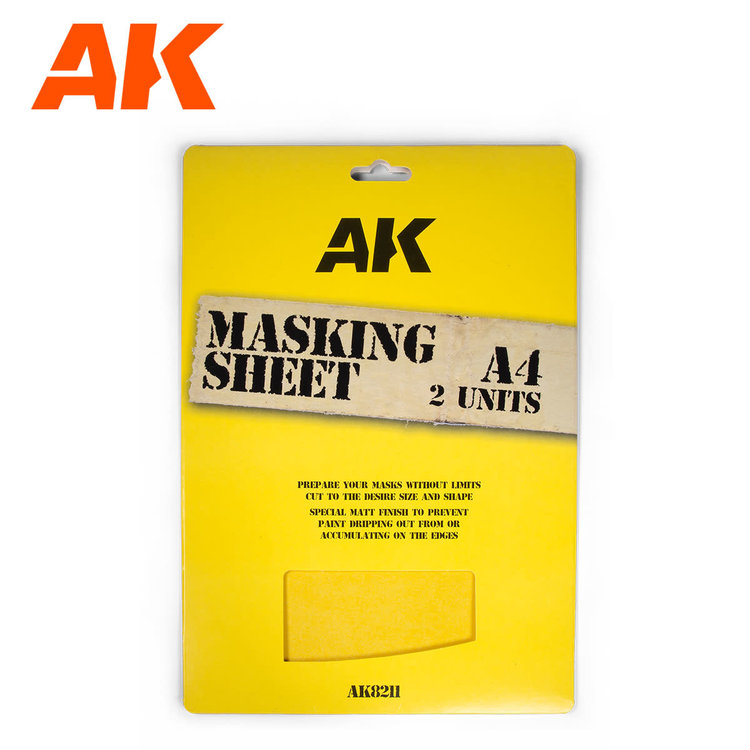 AK Interactive AK Interactive: Masking Sheet A4 (2 Units)
