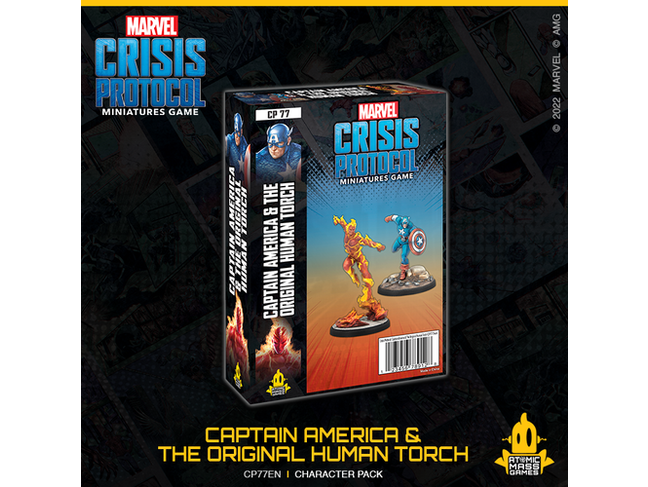 Atomic Mass Games Captain America & The Original Human Torch