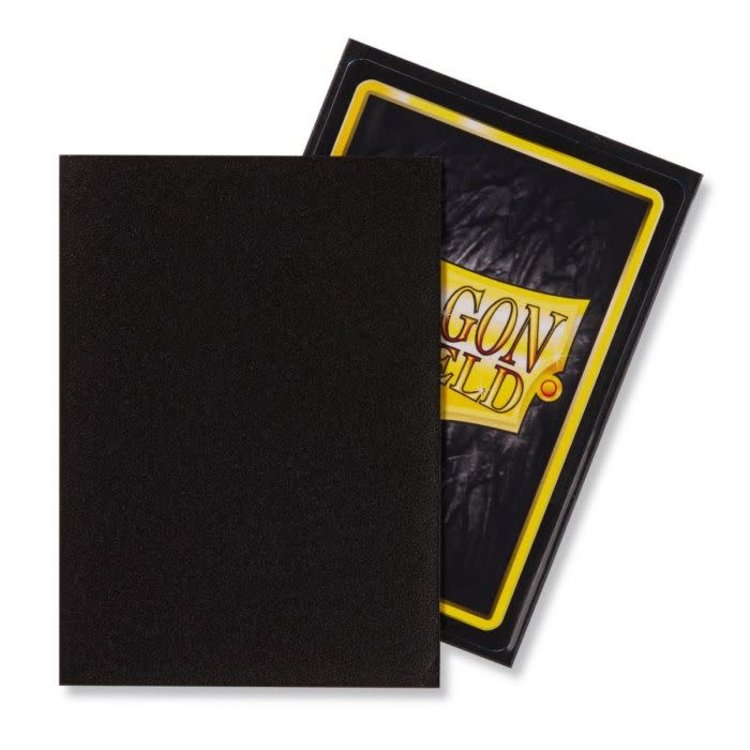 Dragon Shield Dragon Shield: Black Matte Sleeves (100 Standard Size Sleeves)