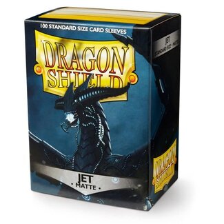 Dragon Shield Jet Matte Sleeves (100 Standard Size Sleeves)