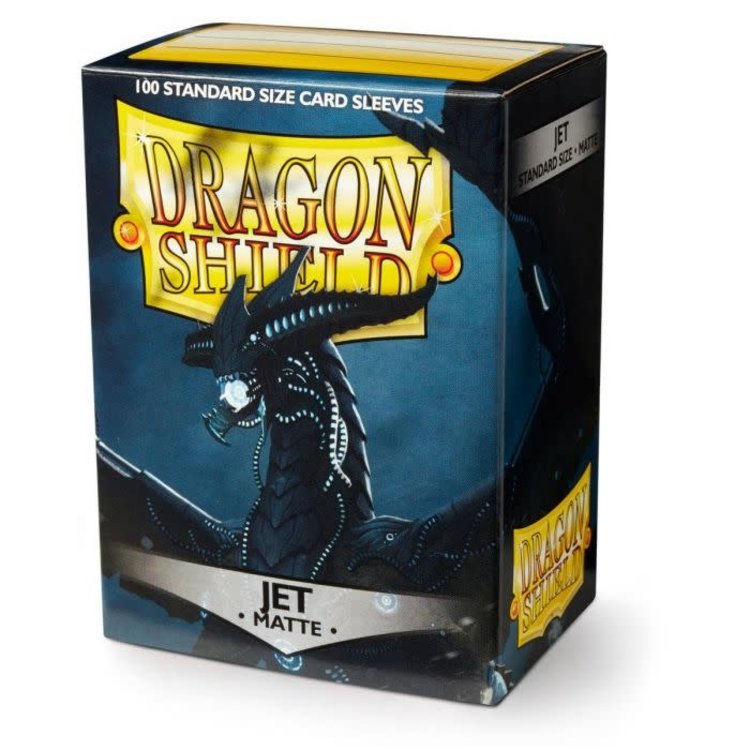 Dragon Shield Dragon Shield: Jet Matte Sleeves (100 Standard Size Sleeves)