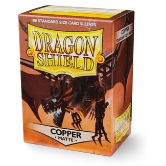 Dragon Shield Copper Matte Sleeves (100 Standard Size Sleeves)