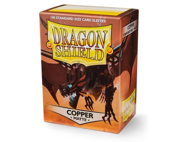 Dragon Shield Copper Matte Sleeves (100 Standard Size Sleeves)