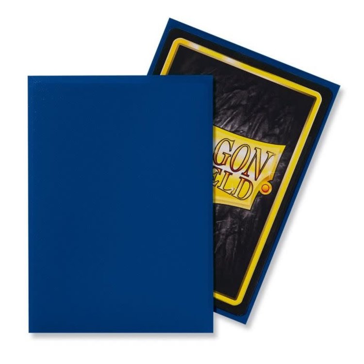 Dragon Shield Dragon Shield: Blue Matte Sleeves (100 Standard Size Sleeves)