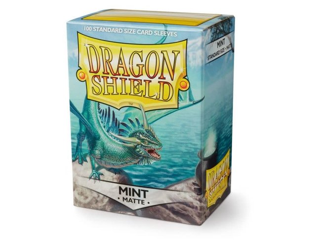 Dragon Shield Mint Matte Sleeves (100 Standard Size Sleeves)