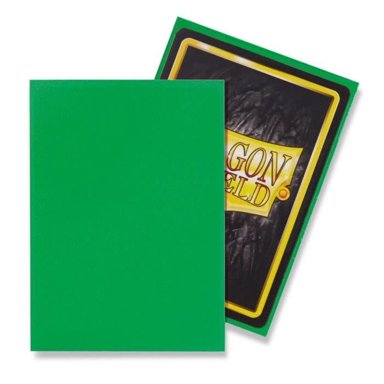 Dragon Shield Dragon Shield: Apple Green Matte Sleeves (100 Standard Size Sleeves)
