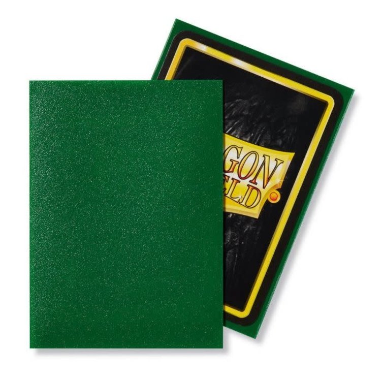 Dragon Shield Dragon Shield: Emerald Matte Sleeves (100 Standard Size Sleeves)