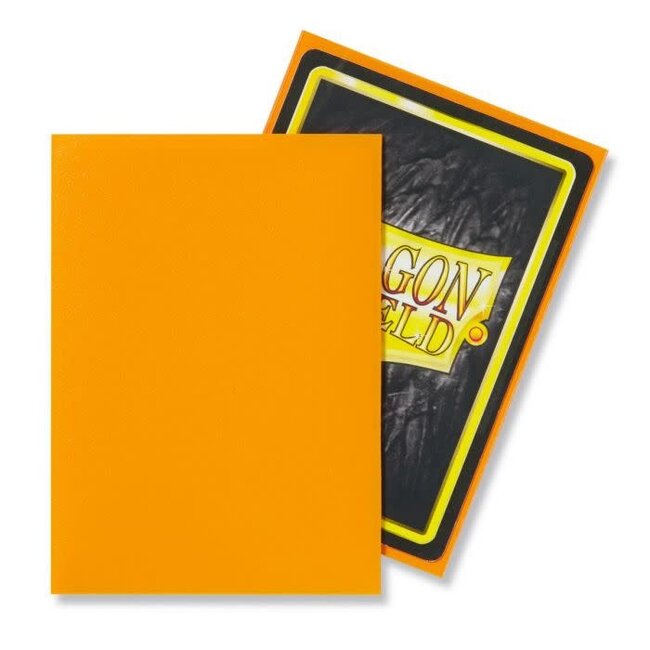 Dragon Shield Dragon Shield: Orange Matte Sleeves (100 Standard Size Sleeves)