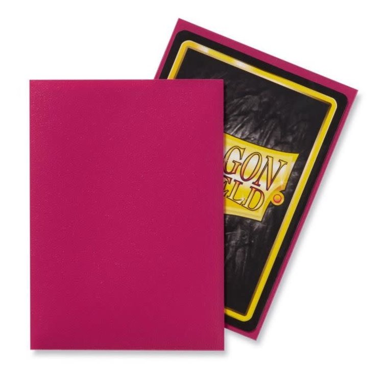 Dragon Shield Dragon Shield: Magenta Matte Sleeves (100 Standard Size Sleeves)