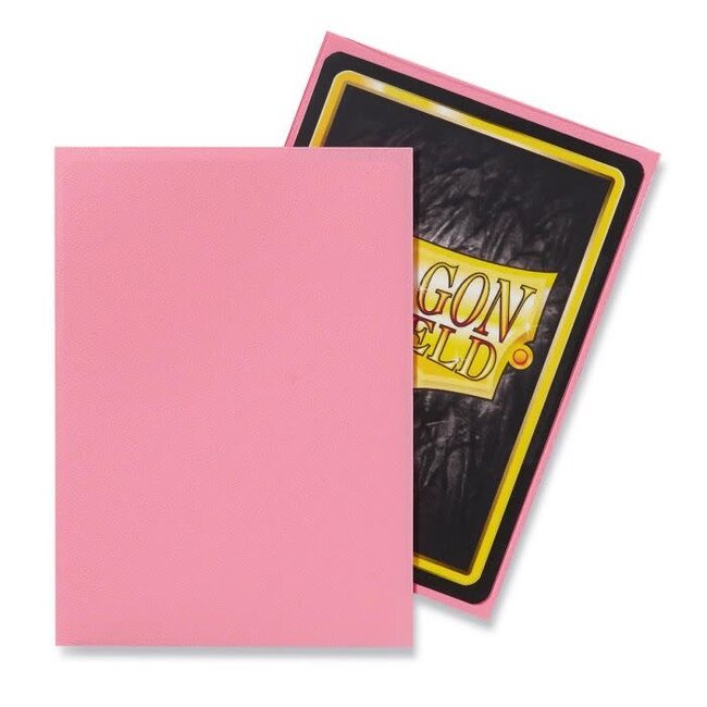 Dragon Shield Dragon Shield: Pink Matte Sleeves (100 Standard Size Sleeves)