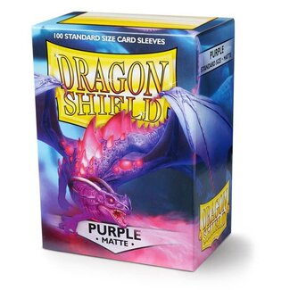 Dragon Shield Purple Matte Sleeves (100 Standard Size Sleeves)