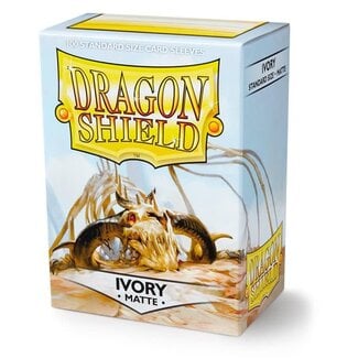 Dragon Shield Ivory Matte Sleeves (100 Standard Size Sleeves)