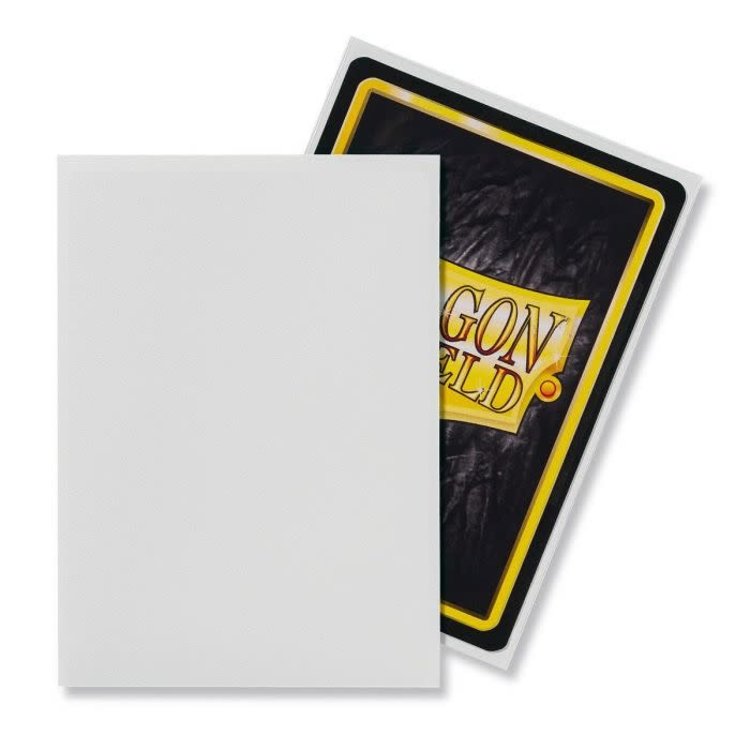 Dragon Shield Dragon Shield: White Matte Sleeves (100 Standard Size Sleeves)