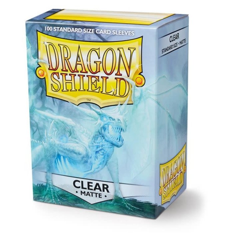 Dragon Shield Dragon Shield: Clear Matte Sleeves (100 Standard Size Sleeves)