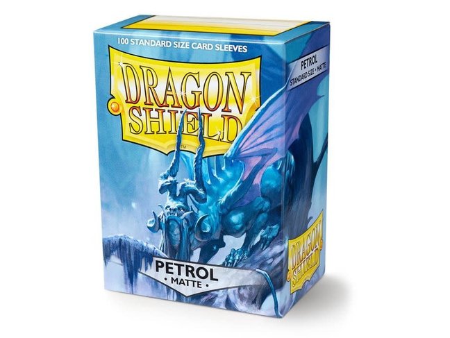 Dragon Shield Petrol Matte Sleeves (100 Standard Size Sleeves)