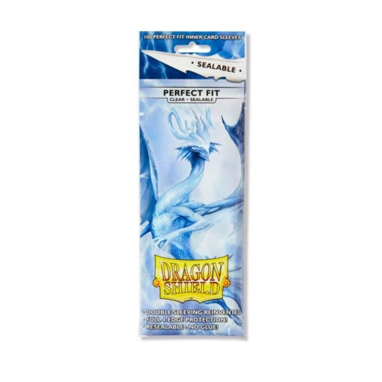 Dragon Shield Dragon Shield: Perfect Fit Clear Sealable (100 Inner Card Sleeves)