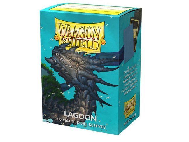 Dragon Shield Lagoon Matte Dual Sleeves (100 Standard Size Sleeves)