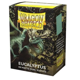 Dragon Shield Eucalyptus Matte Dual Sleeves (100 Standard Size Sleeves)