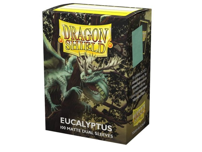 Dragon Shield Eucalyptus Matte Dual Sleeves (100 Standard Size Sleeves)