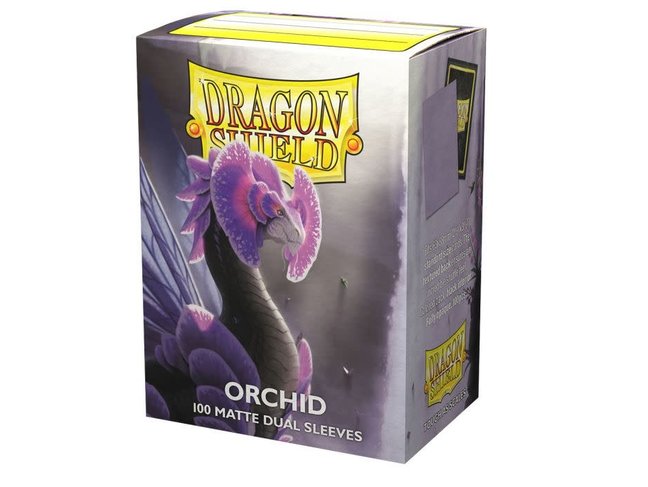 Dragon Shield Orchid Matte Dual Sleeves (100 Standard Size Sleeves)