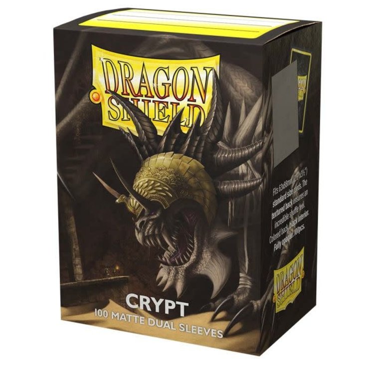 Dragon Shield Dragon Shield: Crypt Matte Dual Sleeves (100 Standard Size Sleeves)